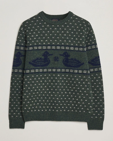 Pendleton Wool Duck Sweater Green – Green