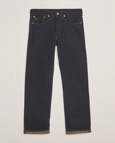 RRL Straight Leg 5-Pocket Denim Once Washed – Blue
