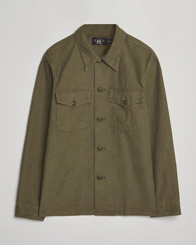 RRL Regiment Overshirt Olive – Green