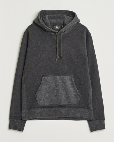 RRL Two Tone Hooded Sweatshirt Charcoal – Grey