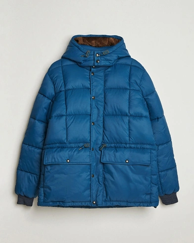 RRL Ellis Down Parka Vintage Blue – Blue