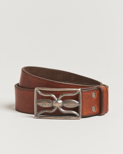 RRL Hawkins Belt Vintage Brown – Brown