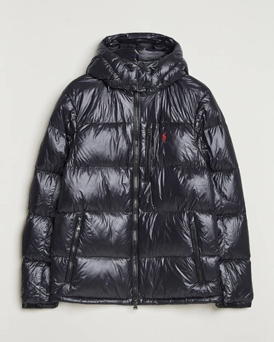 Polo Ralph Lauren Gorham Glossy Down Jacket Polo Black – Black