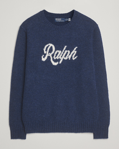 Polo Ralph Lauren Ralph Alpaca Sweater Navy Combo – Blue