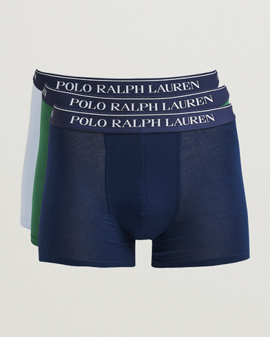 Polo Ralph Lauren 3-Pack Trunk Blue/Green/Navy – Blue