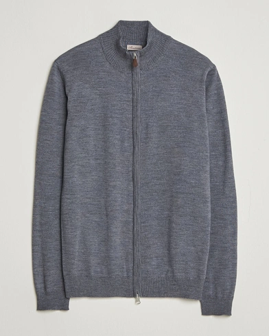 Stenströms Merino Full Zip Grey – Grey