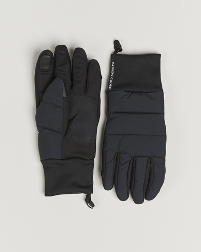 Canada Goose Puffer Gloves Black – Black