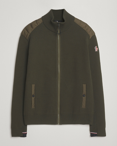 Moncler Grenoble Padded Hybrid Jacket Forest Green – Green