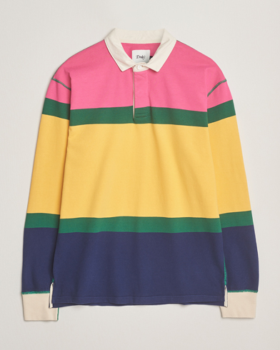 Drake's Multi Panels Rugby Shirt Multi – Multi-colour