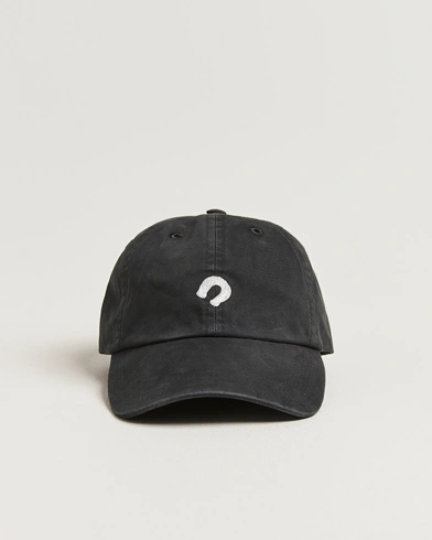 Drake's Horseshoe Chainstitch Cap Black – Black