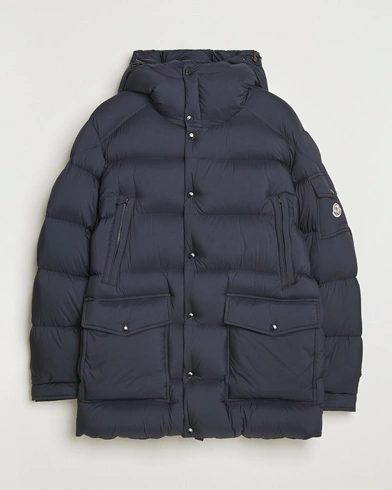 Moncler Bretagne Down Parka Navy – Blue