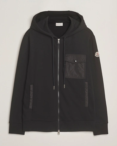 Moncler Full Zip Hoodie Black – Black