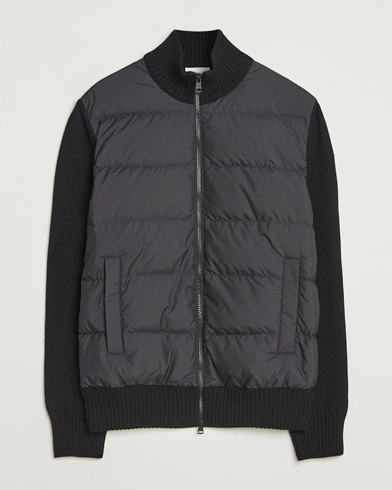 Moncler Padded Zip Cardigan Black – Black