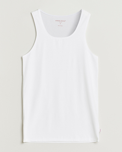 Derek Rose Pima Cotton Tank Top White – White
