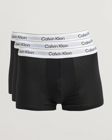 Calvin Klein 3-Pack Icon Cotton Stretch Black – Black