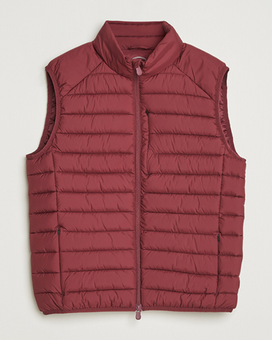 Save The Duck Rhus Matt Lightweight Vest Wine Red – Red