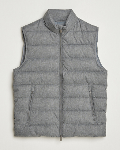 Save The Duck Italo Padded Flannel Vest Mid Grey Melange – Grey