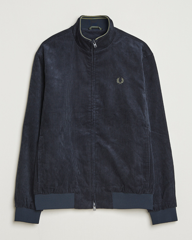 Fred Perry Brentham Corduroy Jacket Navy – Blue