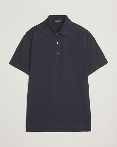 Stenströms Supima Cotton Polo Shirt Navy – Blue
