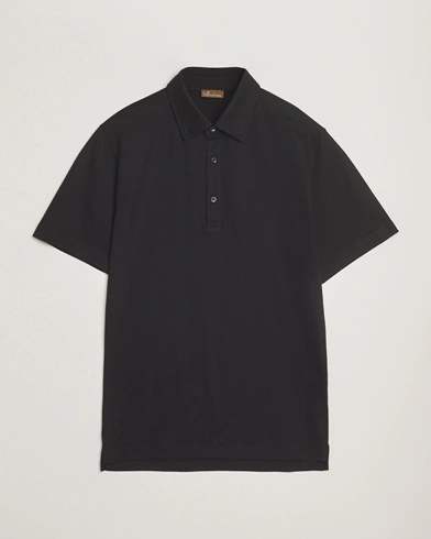 Stenströms Supima Cotton Polo Shirt Black – Black