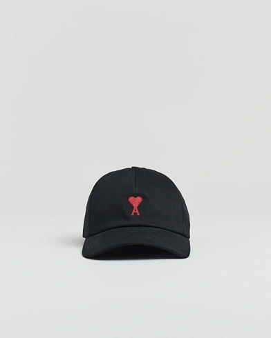 AMI Heart Logo Cap Black – Black