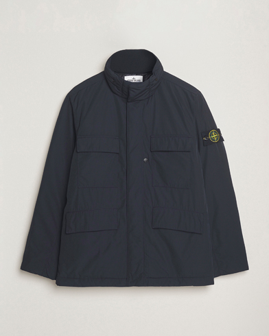 Stone Island Micro Twill Padded Field Jacket Black – Black