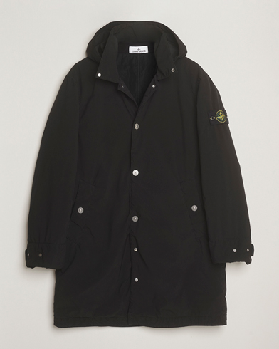 Stone Island Light Compact Padded Hood Coat Black – Black