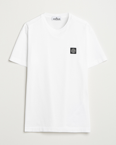 Stone Island Garment Dyed Cotton Jersey T-Shirt White – White