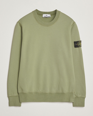 Stone Island Garment Dyed Fleece Sweatshirt Sage – Green