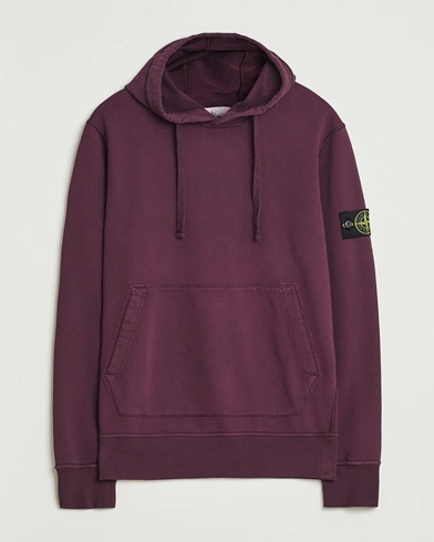Stone Island Garment Dyed Fleece Hood Amaranth – Purple