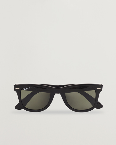 Ray-Ban Original Wayfarer Polarized Sunglasses Black/Green – Black