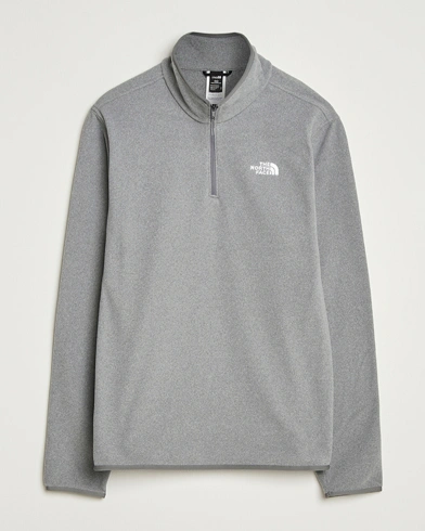 The North Face Glacier Fleece 1/4 Zip Grey – Grey