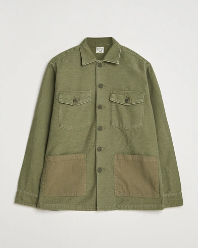 orSlow 4 Pockets US Army Shirt Dark Olive – Green