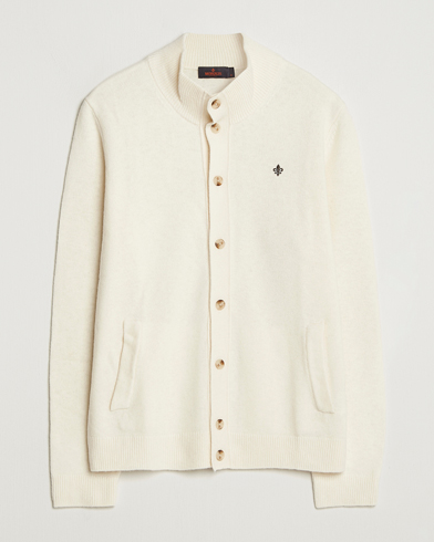 Morris Hertford Button Cardigan Off White – White