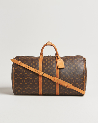 Louis Vuitton Pre-Owned Keepall Bandoulière 55 Monogram – Brown