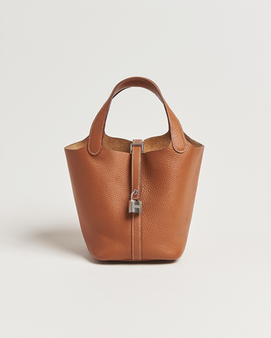 Hermès Pre-Owned Picotin Lock 18 Gold – Brown