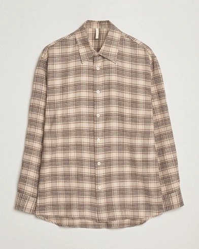 Sunflower Studio Shirt Beige Check – Beige