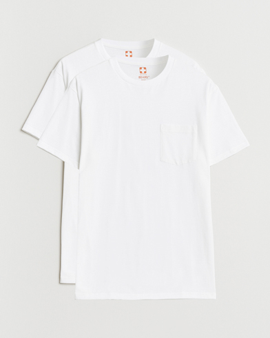 BEAMS PLUS 2-Pack Pocket T-Shirt White – White