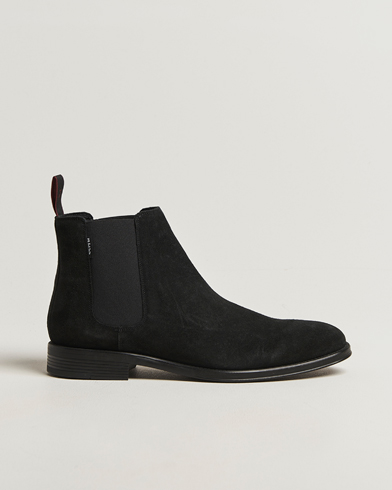 PS Paul Smith Augustus Suede Chelsea Boot Black – Black