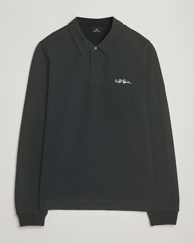 PS Paul Smith Cotton Logo Rugby Sweater Dark Green – Green