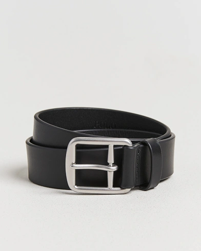 Polo Ralph Lauren Signature Pony Leather Belt Black – Black
