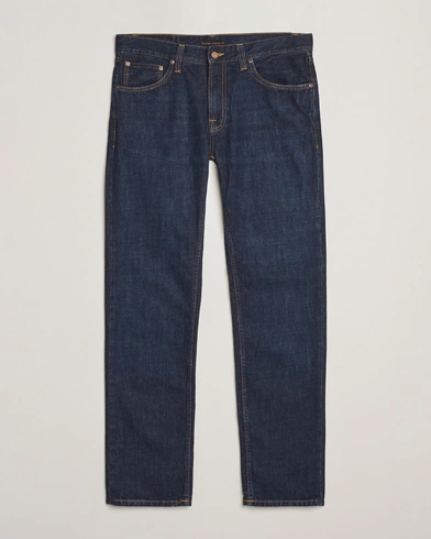 Nudie Jeans Gritty Jackson Jeans Aged Indigo – Blue