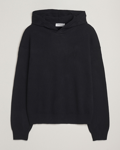 J.Lindeberg Edward Wool Knitted Hoodie Black – Black