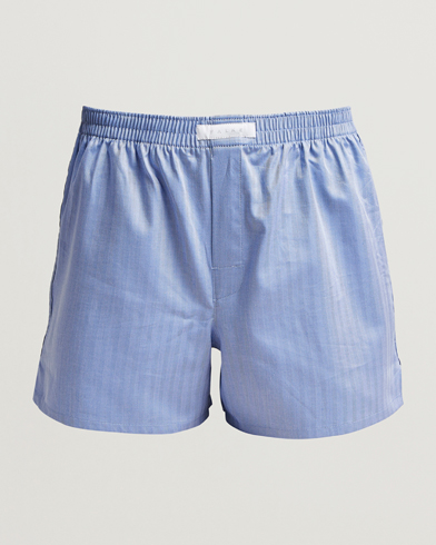 Falke Cotton Woven Boxer Shorts Ocean Blue – Blue