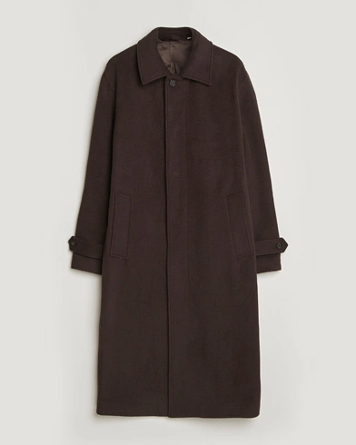 NN07 Gibson Wool Coat Demitasse Brown – Brown