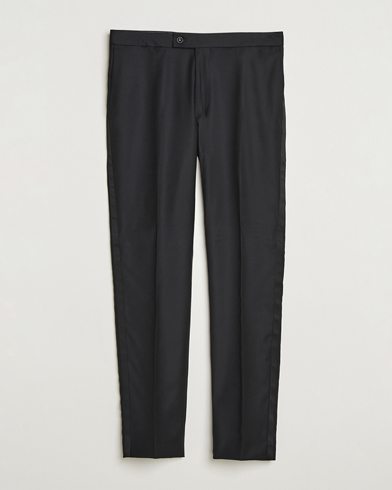 Morris Loro Piana Tuxedo Trousers Black – Black