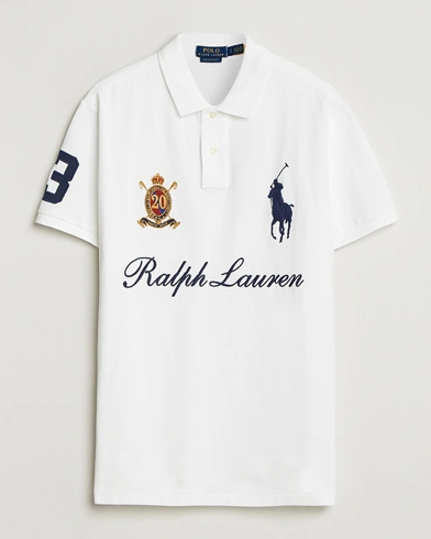 Polo Ralph Lauren Custom Slim Fit Big Pony Polo White – White