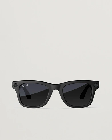 Ray-Ban Wayfarer Meta 53 Sunglasses Matte Black – Black