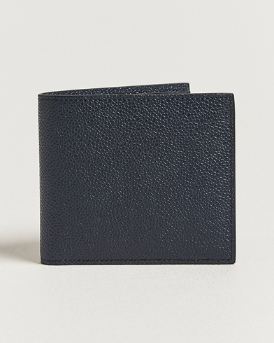 Thom Browne Pebble Grain Leather Wallet Navy – Blue