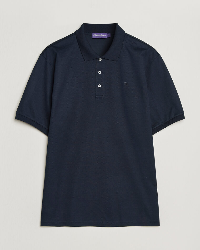 Ralph Lauren Purple Label Mercerized Cotton Polo Chairman Navy – Blue
